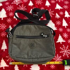 Kipling Keefe Crossbody Bag Green Moss and Black